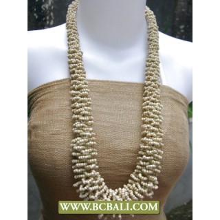 Bali Bead Corn Necklace